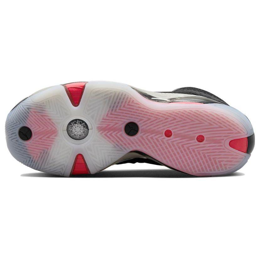 Air Jordan 38 Fundamental Men Sneakers White Black Siren-Red DZ3356-106