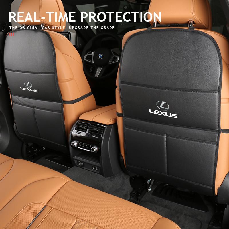AAPE1 Car Seat Back Anti-Kick Mat Protector Pad Cover For Lexus F SPORT ES RX NX LS UX LM LX GX LC RZ IS CT GS RC HS SC TX LBX IS300 R