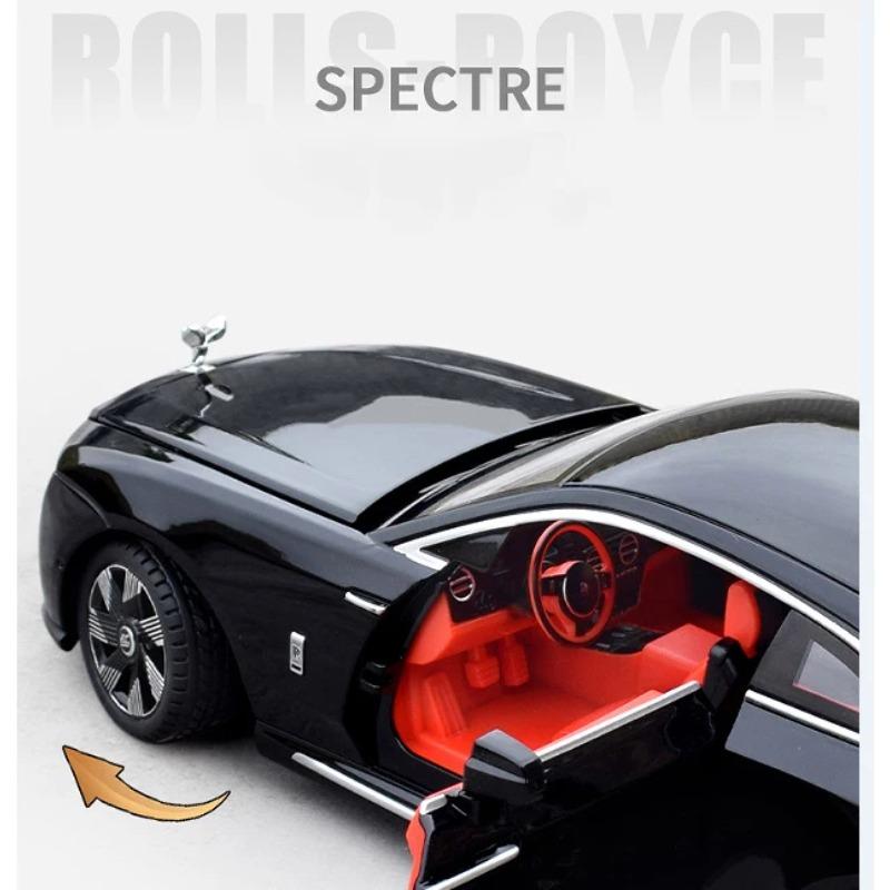 1/24 Rolls-Royce Spectre литая игрушечная модель автомобиля со звуком и светом инерционный механизм детская игрушка коллекционная вещь подарок на день рождения
