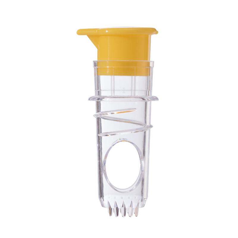 Manual Lemon Juicer Manual Fruit Juicer Squeezer Built-In Filter Manual Fruit Squeezer Screw Top Juice Squeezer for Pinics