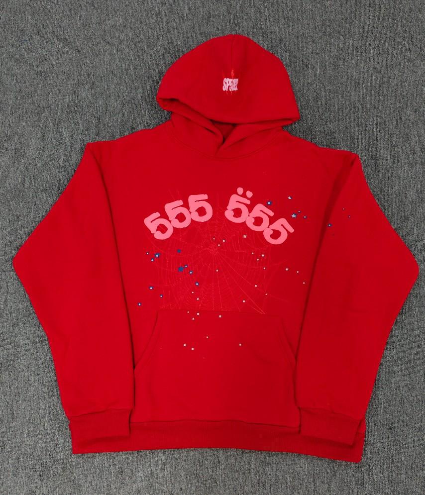 Мужская толстовка с принтом «Паутина» - Модная, свободного кроя, с плюшевой подкладкой