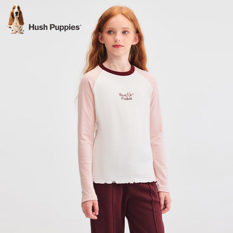 Базовая футболка с рукавами реглан для девочек Hush Puppies