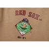 New Era Серия Академическое обновление SS24 MLB Бостон Ред Сокс Мультяшная вышивка Вязаные повседневные брюки с широкими штанинами Унисекс брюки Хаки 14187419
