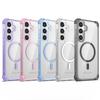 Suitable for Samsung S25 Transparent Magnetic Phone Case Samsung Note20 Ultra Wireless Charging Protection Case