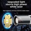 Outdoor Strong Light Ultra Bright Remote Flashlight, Adjustable Zoom and Multi-level Focus, Floodlight and Remote Laser Cannon F