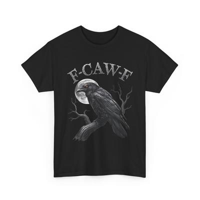 Черный Ворон, Футболка F-Caw-F, Готическая футболка Луна Ворона