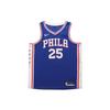 NBA 2020 Season Philadelphia 76ers Jersey, Simmons No. 25 Men Tops Light-Blue CW3678-498