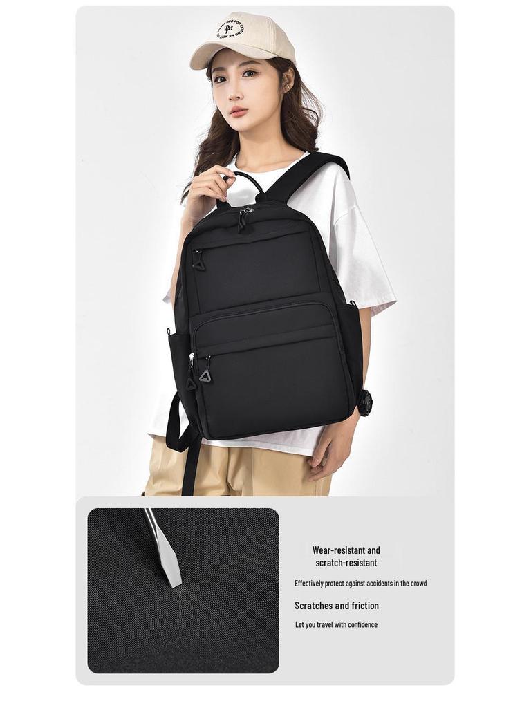 Korean Style Simple Backpack - Large Capacity for Students