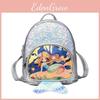 Mermaid With Glitter Small Tail Childrens Backpack Adjustable Straps Shoulder