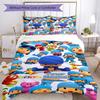 Pocoyo Personalized Text Bedding Set Suitable for Bedrooms Wrinkle Resistant Home Decor Perfect Gift for Women Men