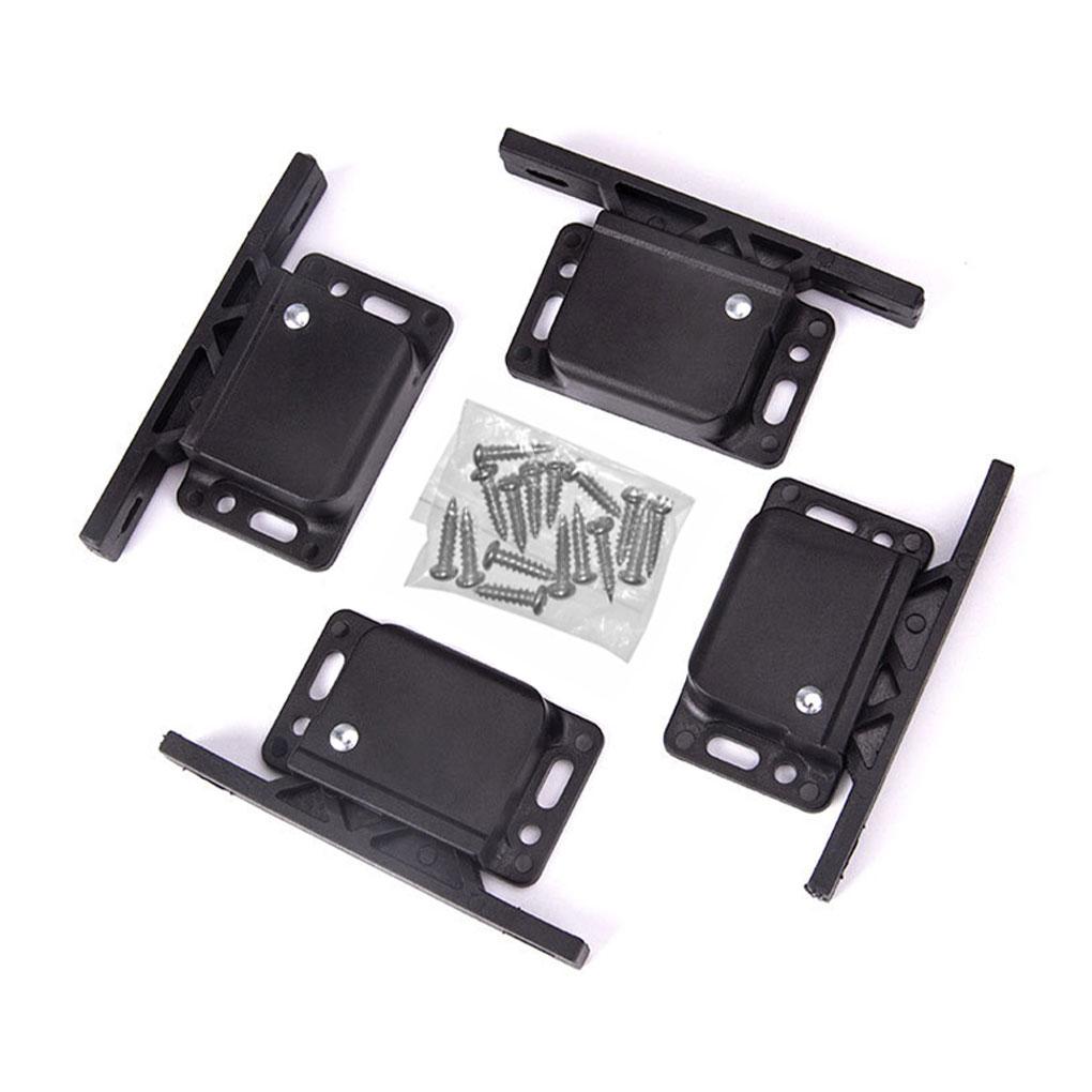 4Pack Hook Lock Reliable And Safe Grabber Latch Catch For RV Cabinets And Doors Latch Catch Kit