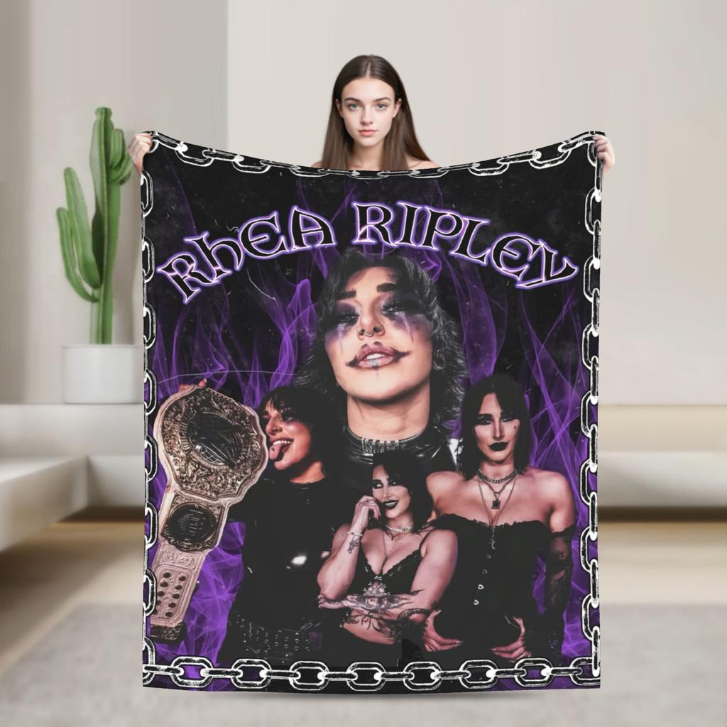 Рея Рипли Одеяла для рестлеров Теплое Мягкое Новинка Плюшевое Одеяло-плед для Девочек Мальчиков Уличное Фланелевое Покрывало Покрывало для Кровати