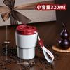 Stainless Steel 316 Double-Drink Insulated Travel Coffee Cup With Straw Lid Portable Mini Thermos Office Outdoor