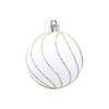 Colorful 6cm Christmas Balls Set Flocking DIY Crafts Christmas Hanging Balls Shatterproof Xmas Tree Pendants Party Favors