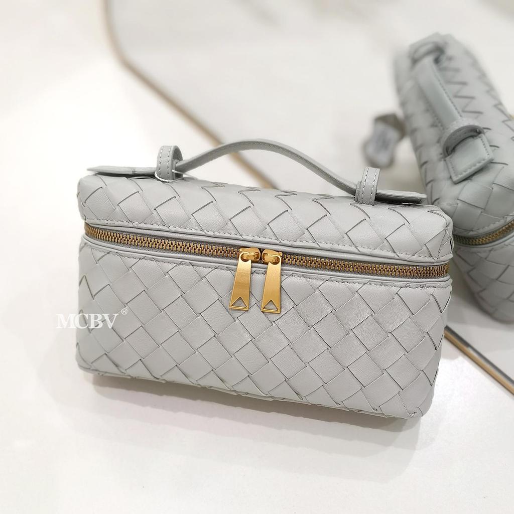 2024 MCBV натуральная кожа плетеная овчина сумка через плечо для женщин