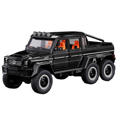 1/20 Benz G63 6X6 ВНЕДОРОЖНЫЙ Литой Игрушечный Автомобиль Модель Звук и Свет Детская Игрушка Коллекционные Предметы Подарок на День Рождения