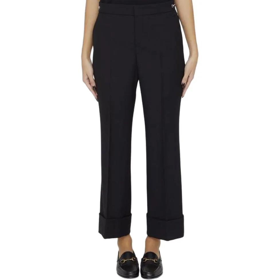 GUCCI SS24 Casual Pants Women's Black (Unisex) Casual Pants 776315 ZHW5 11000