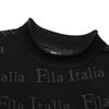 Fila Повседневный теплый вязаный свитер женский свитер черный F11W144407FBK