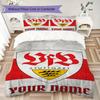 Custom Name VfB Stuttgart Bedding,Quilt Set Quilt Cover Pillowcase Home Birthday Gift(1 * duvet cover + 2 * pillowcase, without core)_xia