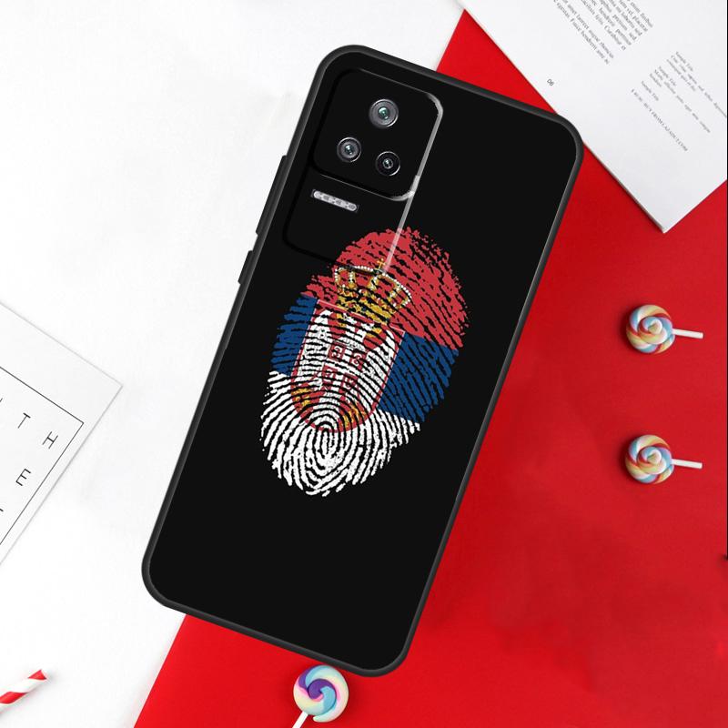 Чехол с флагом Сербии для Xiaomi 15 Ultra 13 14 11T 12T 13T 14T Pro POCO X7 Pro X3 X5 X6 M6 F5 F6 Pro