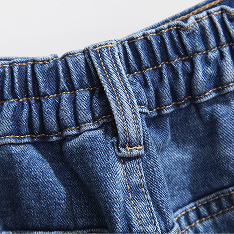 Летняя повседневная свободная женская одежда, джинсовые шорты, широкие джинсовые шорты, брюки больших размеров, короткие джинсы с дырками для женщин