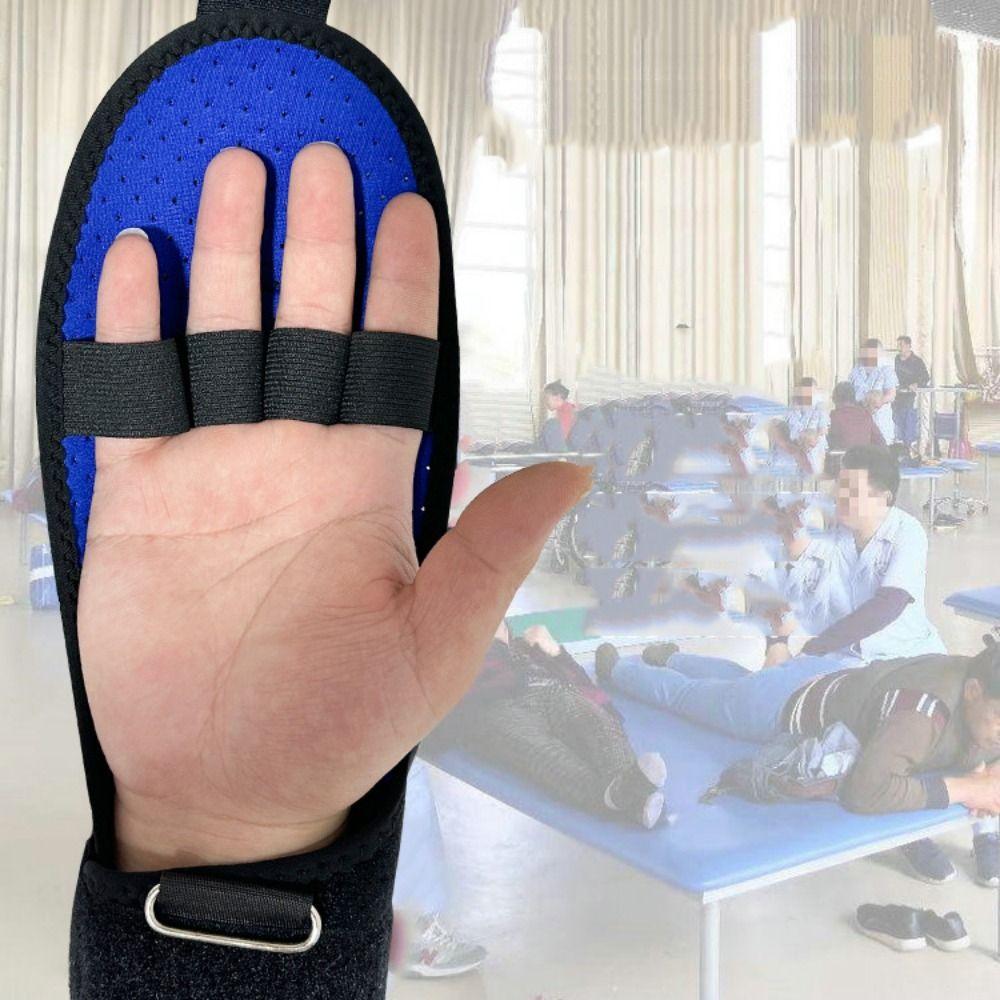 Adjustable Finger Corrector Board Training Stroke Hemiplegia Hand Splint  Thumb Injury