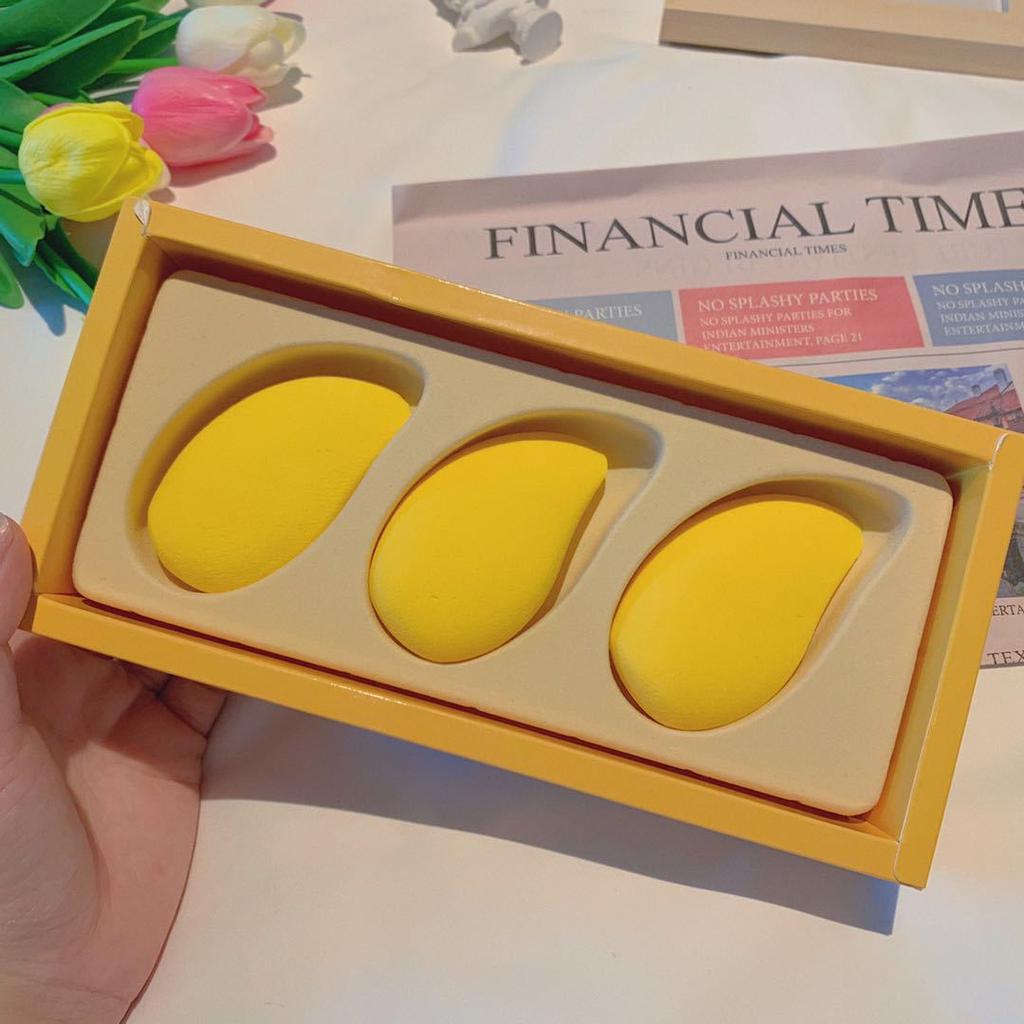 Набор яиц красоты серии Манго без пудры, губка, яйцо, точный инструмент для макияжа