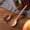 1PC Wooden Spoon Tableware Kitchen Cooking Utensil Tools Soup Teaspoon Catering Cooking Utensil Tool Coffee Soup Teaspoon