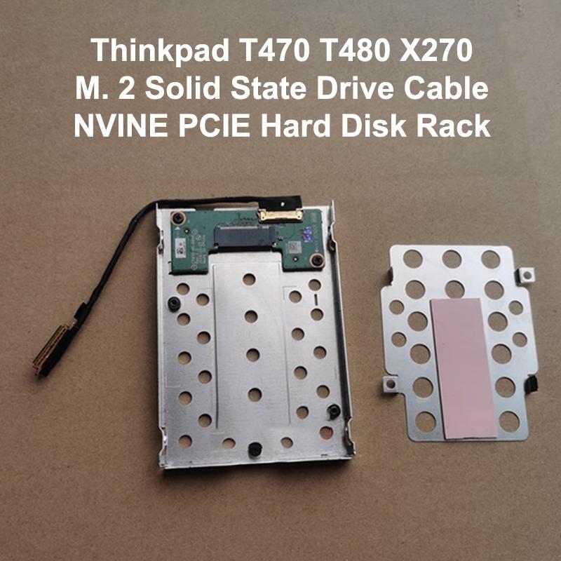 Крепление-переходник для SSD M.2 NVMe PCIe на 2,5-дюймовый жесткий диск с кабелем SATA Hdd для Lenovo Thinkpad T470 T480 X270