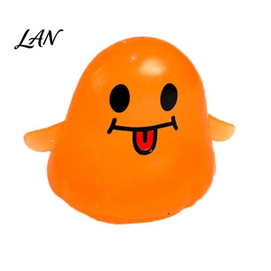 Portable Stress Relievers Halloween Ghost Relief Toy, Soft Spooky Squeeze Sensory Toys Cartoon Party Favors for Adults and Kids Toy