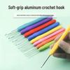 Crochet Tool Set: Soft Handle Stainless Steel Hooks & Wool Needles for DIY Sweater Making