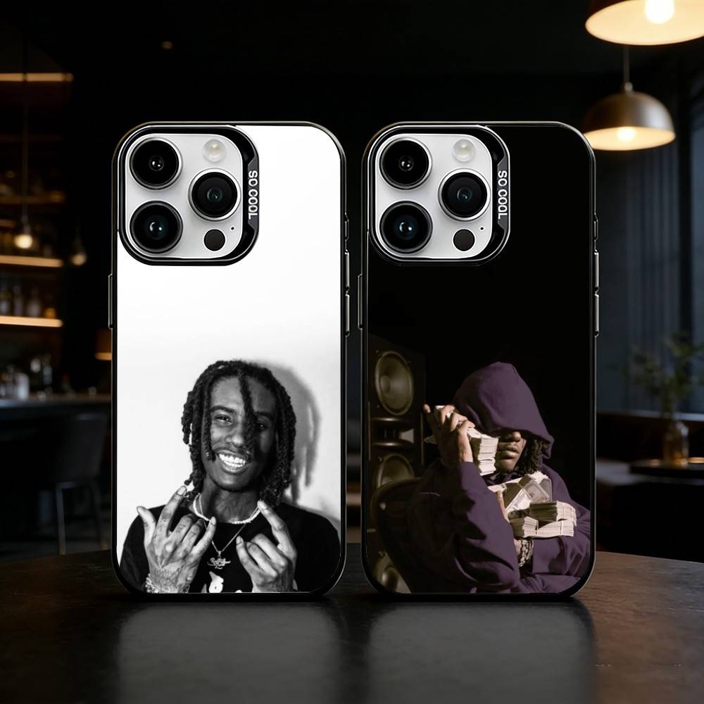 Чехол для телефона Rapper O-OsamaSon Цвет Серебристый Корпус Для IPhone 17 16 15 14 13 12 11 Pro Max Plus