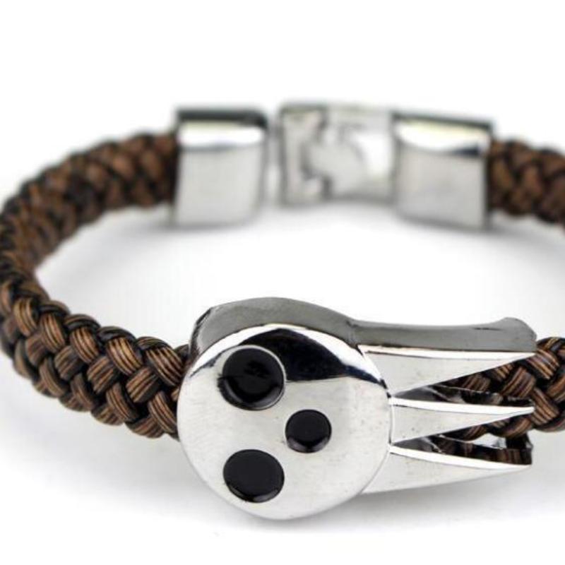 Серебряный цвет Токио ремешок на руку Маска Гуля Панк ремешок на руку Атака Пират Zelda браслет Браслет