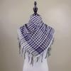Shemagh Desert Scarf Colorblock Houndstooth Pattern Arab Keffiyeh Shawl Wrap with Tassels Scarves Bandana Head Wraps