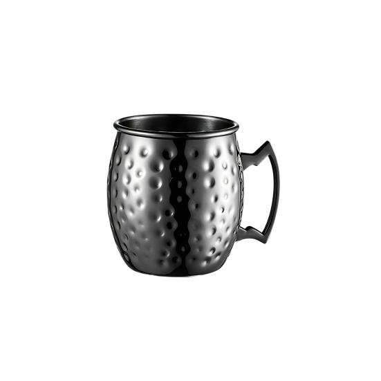 Медная кружка для Moscow Mule из нержавеющей стали с чеканкой, с двойными стенками и вакуумной изоляцией