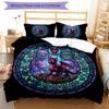 Cyber Dragon Mandala Pattern Bedding,Quilt Set Quilt Cover Pillowcase Home Birthday Gift (1 * duvet cover + 2 * pillowcase, without core)