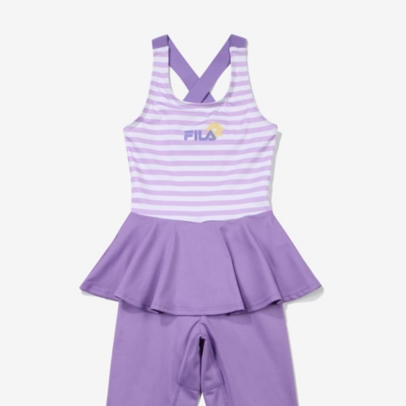 [fila Kids] Полосатый купальный комплект Fk2swf2a15f Lvd q0zFk2swf2a15fLvd
