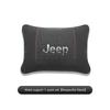 Для Jeep Renegade Willys Wrangler JL JK Grand Patriot Замшевая автомобильная подушка на шею Подголовник Подушка для поясничной поддержки Наклейка для защиты позвоночника