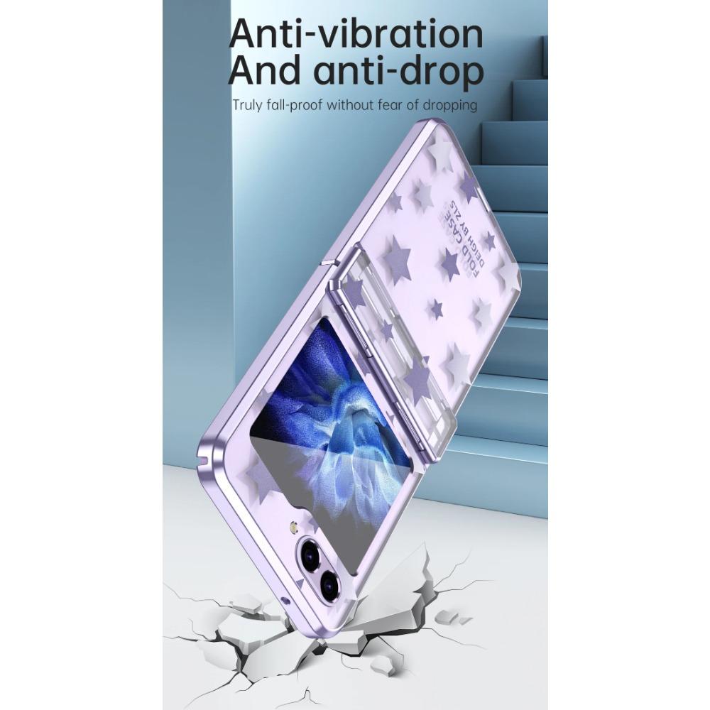 Роскошный защитный чехол со звездами для Samsung Galaxy Z Flip 6 5 4 3, противоударный чехол Star Twinkle