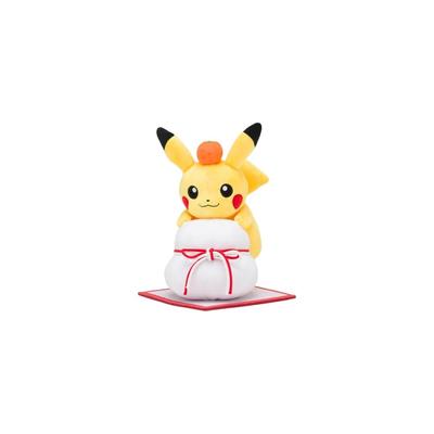 Оригинальная плюшевая игрушка Пикачу из Pokemon Center с зеркалом Mochi 22x20x20 см
