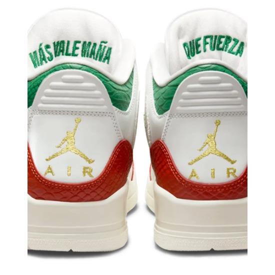 Jordan Air Jordan 3 Mexico 'El Vuelo' Унисекс Белый IO1752-100