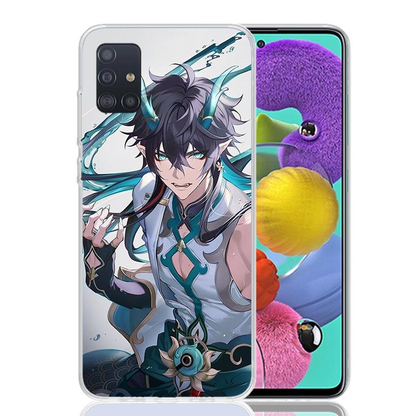Чехол для телефона Honkai Star Rail Dan Heng для Samsung Galaxy A52 A32 A22 A12 A02S A50S A30S A51 A31 AA71 Note 20 Ultra 10 S10 Plus Ga