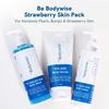 Be Bodywise Strawberry Skin Pack | With 1% SA Body Wash, 5% Lactic Acid Body Lotion & 10% AHA Scrub | Exfoliates | 650ml