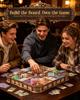 ROKR Fortune Quest Board Game Buildable Strategy Game Mechanical Buildings Sounds Family Tabletop Game Kit for Families EGM01