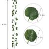 12 шт. 2,1 м искусственная гирлянда из листьев плюща, искусственные растения, имитация лозы, растения, листья винограда для дома, свадьбы, внутреннего и наружного украшения стола
