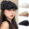 Fashion Rose Flowers Berets for Women Girls Reversible Forward Hats Korean Vintage Newsboy Caps Outdoor Travel Photo Painter Hat