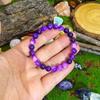 Attract Love Bring Luck Beaded Bracelet, Natural Sugilite Jewelry Accessories, Perfect Gift For Men And Women