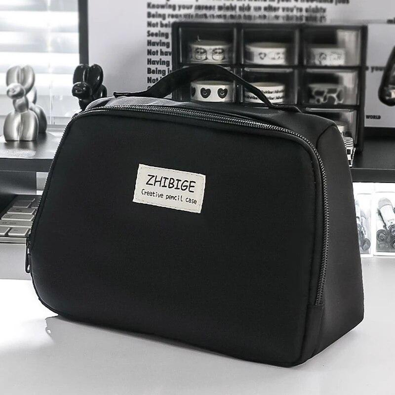 9-слойный пенал большой емкости красивый холщовый многофункциональный пенал школьные принадлежности и канцелярские принадлежности