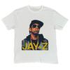 НОВАЯ Белая хлопковая унисекс футболка в стиле хип-хоп с изображением Jay Z