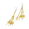 [B8379] - Amber 'Calcutta' Earrings